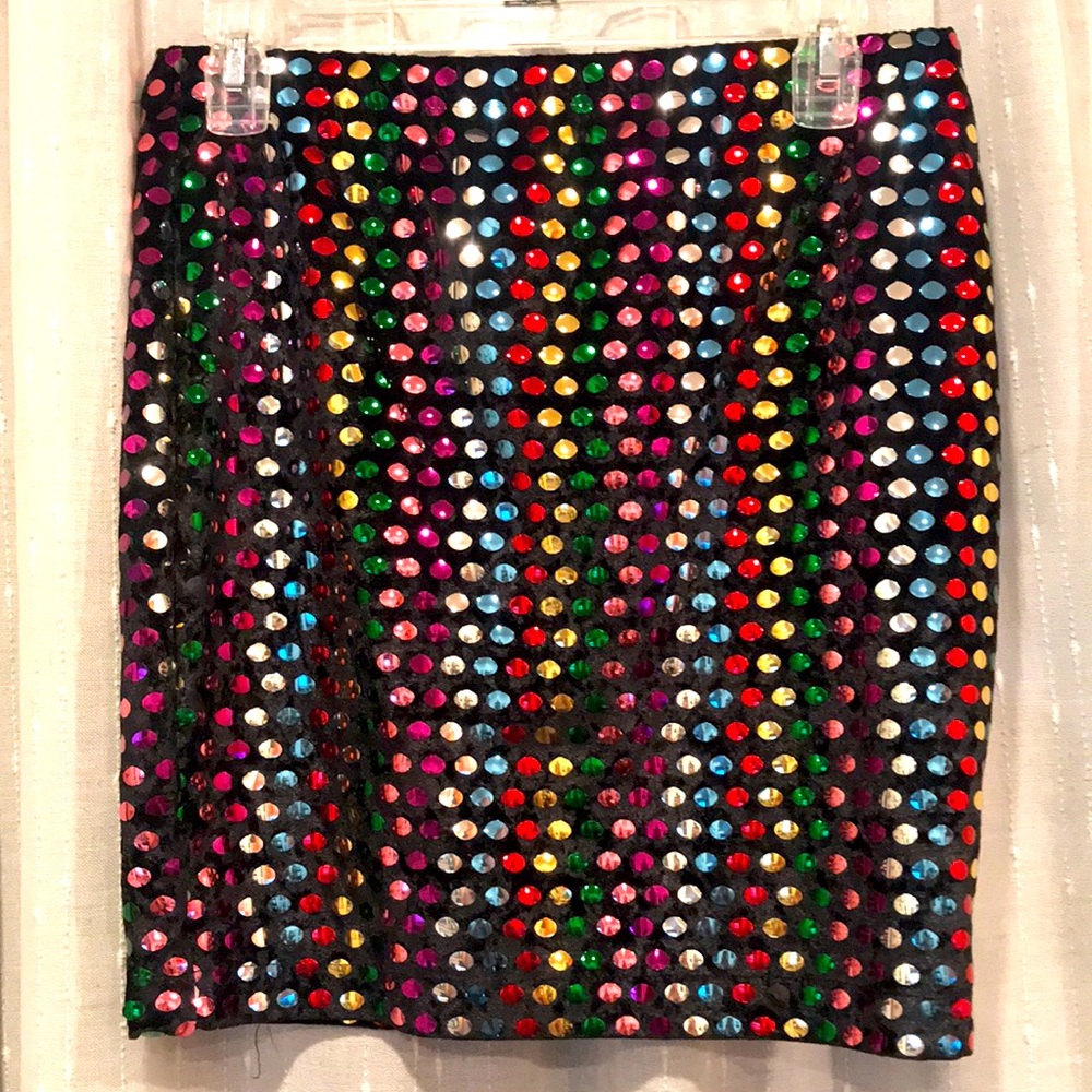 Vintage Disco Velvet Skirt